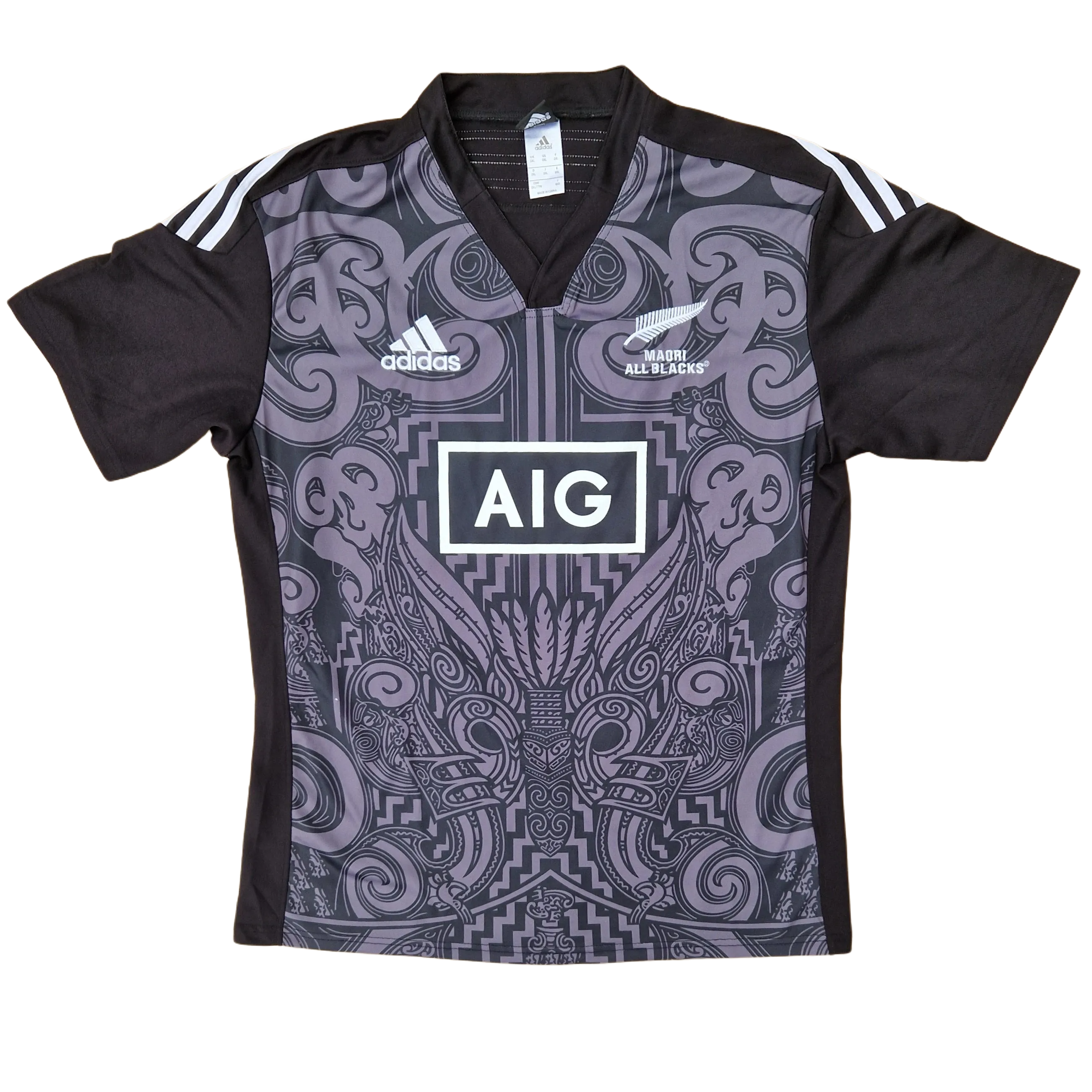 Māori All Blacks Jersey (Excellent) 2XL – onsidejerseys Māori All Blacks Jersey (Excellent) 2XL – onsidejerseys