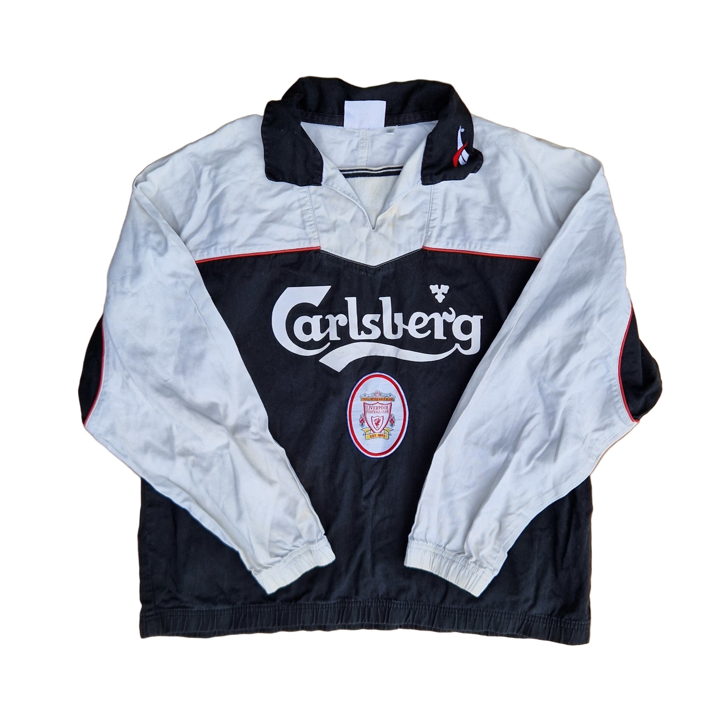 1996/98 Liverpool Drill Top (Very Good) L – onsidejerseys