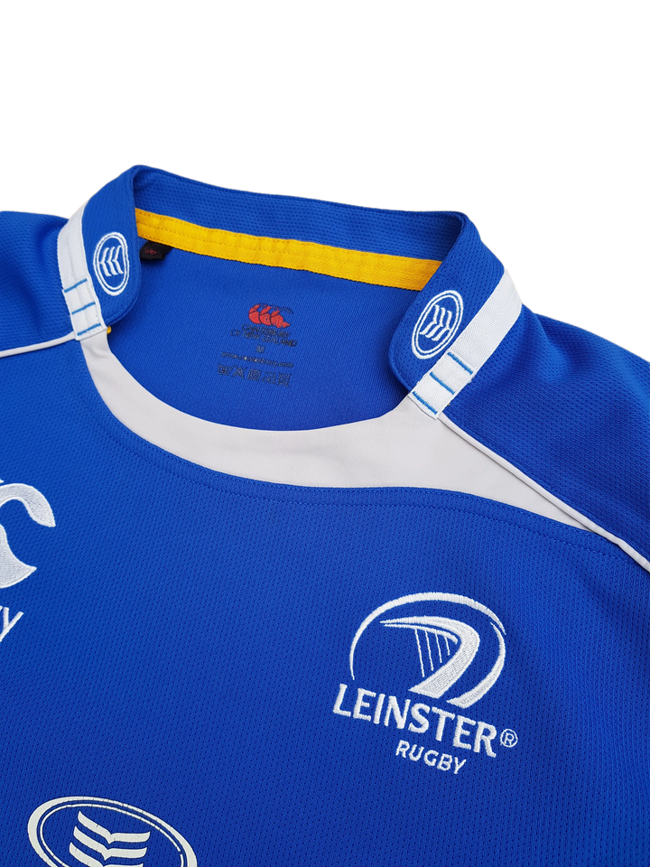 Collar of 2010/11 classic Leinster Rugby European Jersey 