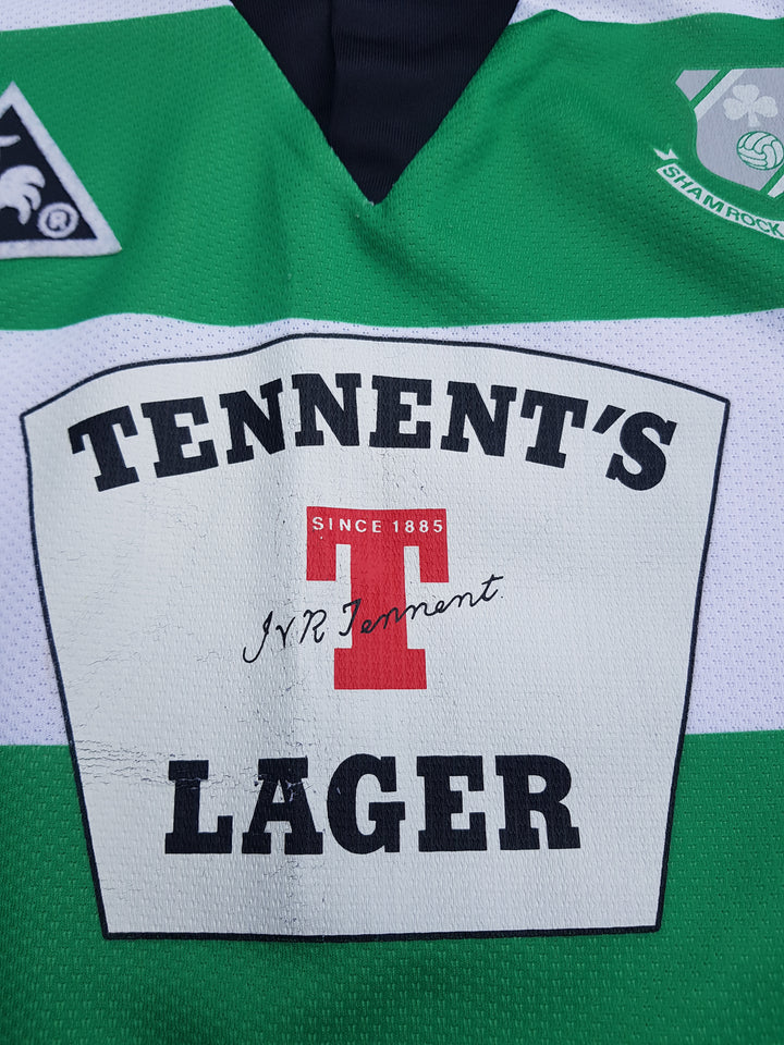 Tennants lager sponsor on 1994/96 Shamrock Rovers Shirt