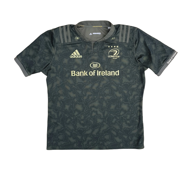 Front of green camo Leinster rugby training jersey