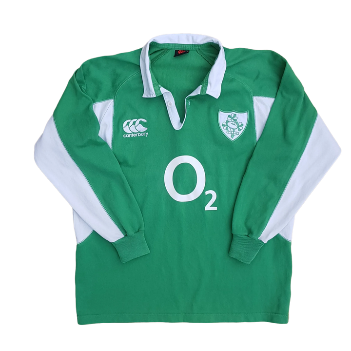 Long Sleeve Irish Rugby Gear MEN'S IRELAND HOME PRO JERSEY RWC23