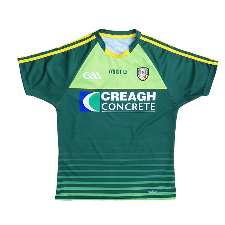 front of 2015 Antrim green GAA Jersey 