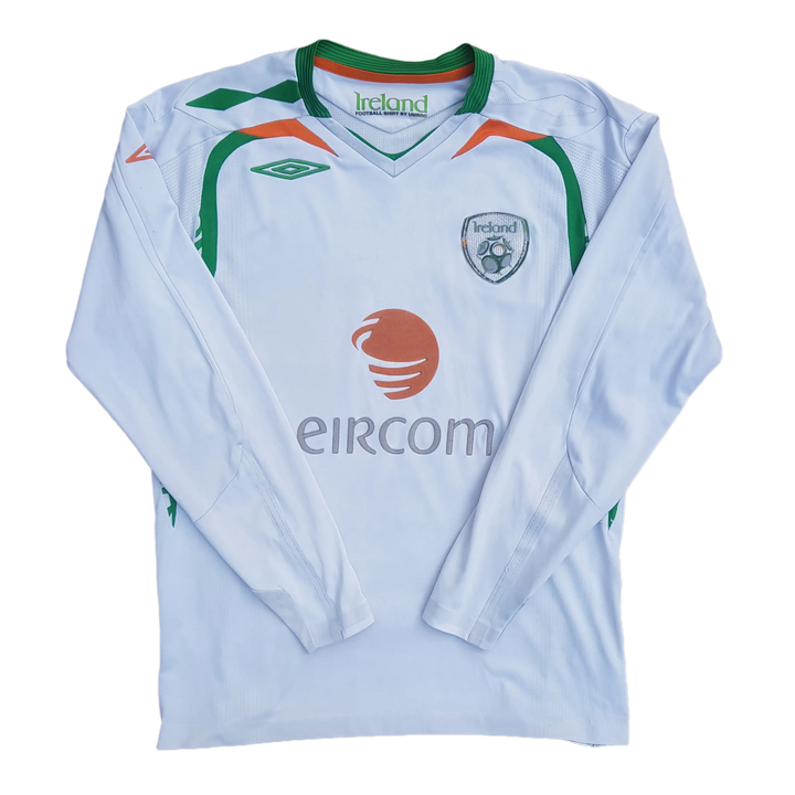 Classic 2008 Ireland long sleeve Away soccer jersey