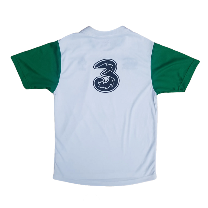 Back of White Canterbury Irish rugby training jersey