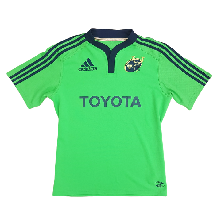 front of Green Munster Rugby training jersey