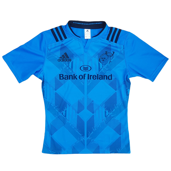 Front of Blue Munster Rugby training jersey