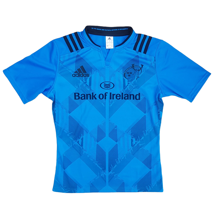 Front of Blue Munster Rugby training jersey