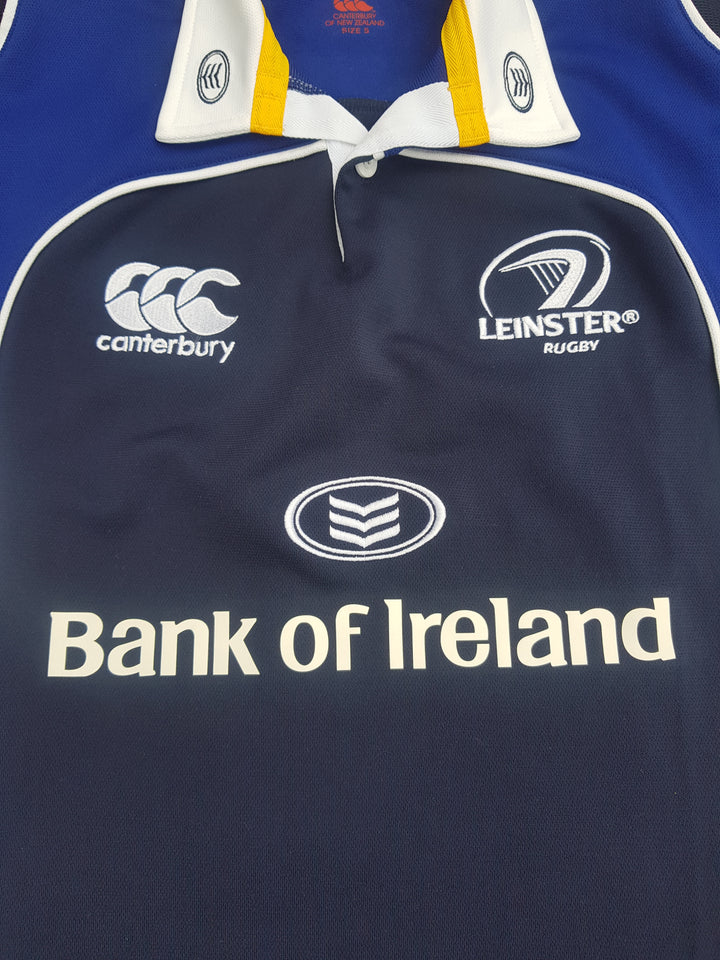 Sponsor on Front of vintage 2007/08 Leinster rugby Jersey 