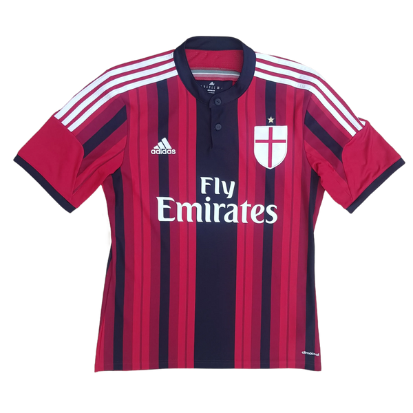 Front of classic AC Milan home shirt from 2014/15