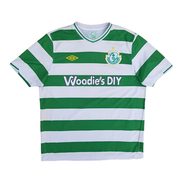 Front of vintage 2011 Shamrock Rovers jersey