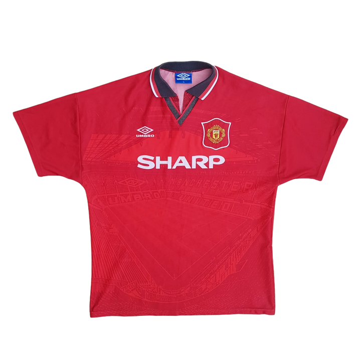Front of vintage 1995/95 Man Utd football Shirt