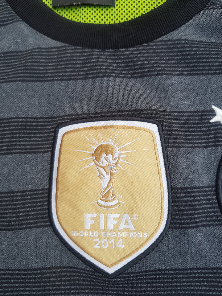 FIFA World Champions badge on 2015/16 Germany Away Shirt