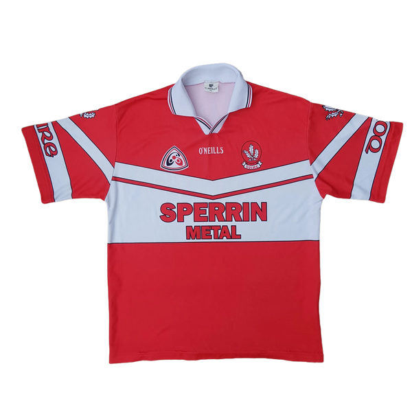 Front of vintage 2001/03 Derry GAA Jersey