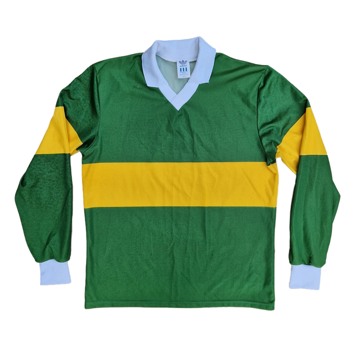 Front of vintage Vintage Kerry Adidas GAA Jersey from 1980s