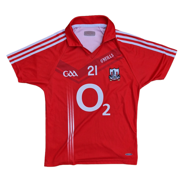 front of Retro 2010/12 Cork GAA Jersey