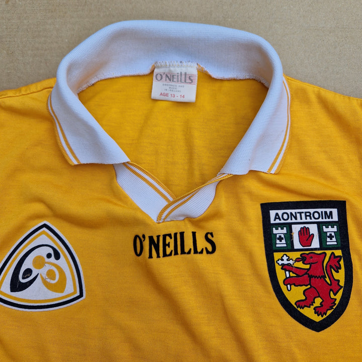 Collar on 1999 Antrim Jersey