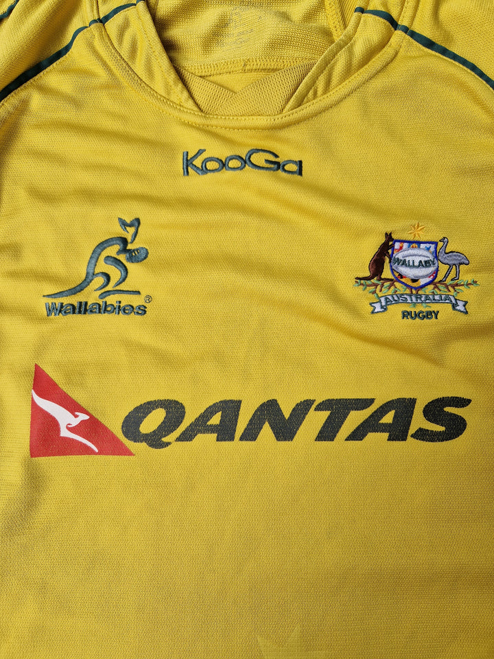 Sponsor on 2010 Australia Rugby Jersey