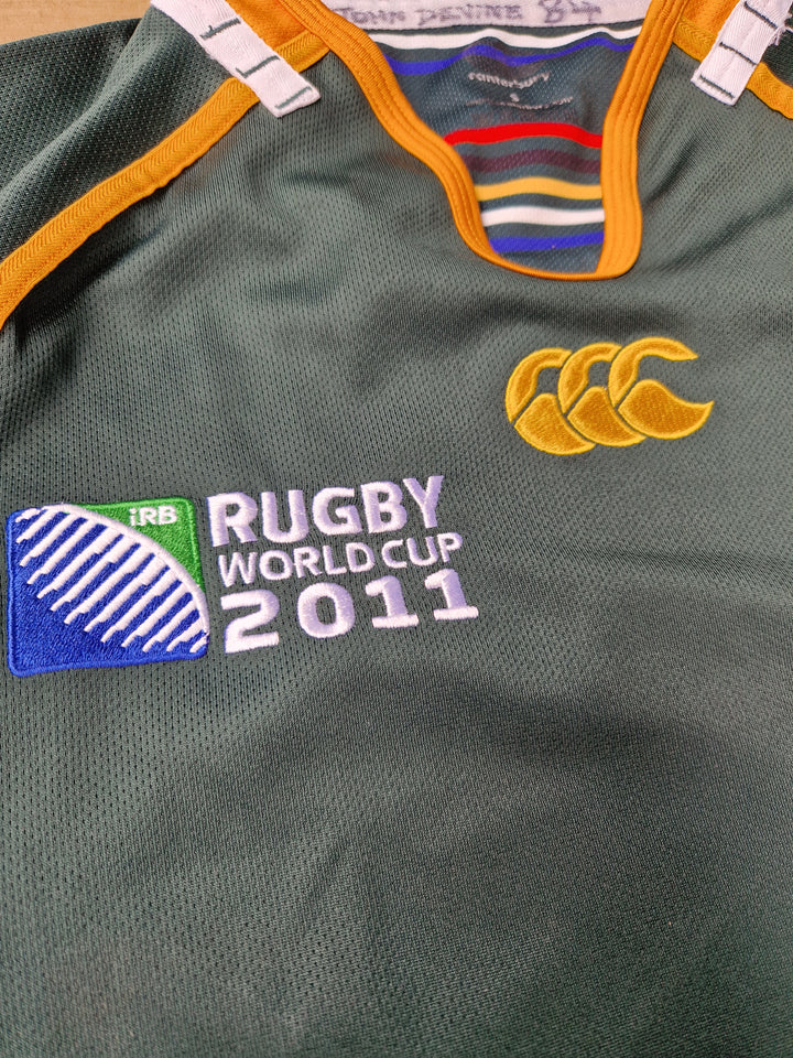 Chest on 2011 South Africa Rugby World Cup Jersey