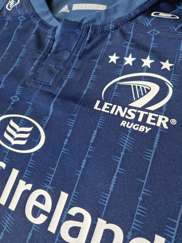 Ogham print on Front of 2018/19 Leinster European Jersey