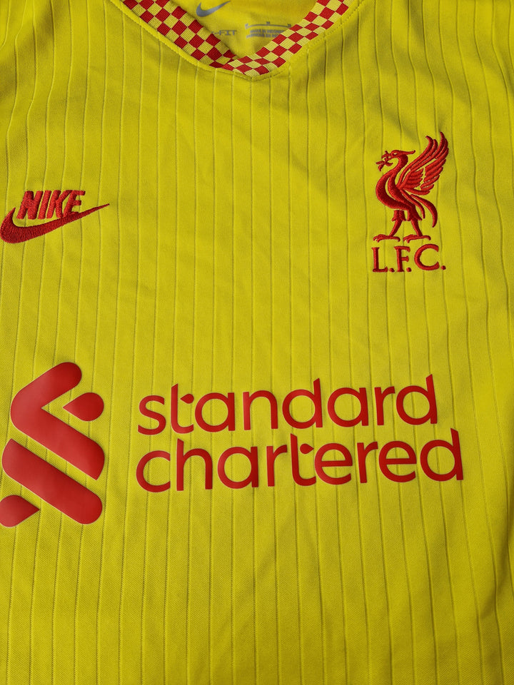 Sponsor on 2021 Liverpool Third Shirt