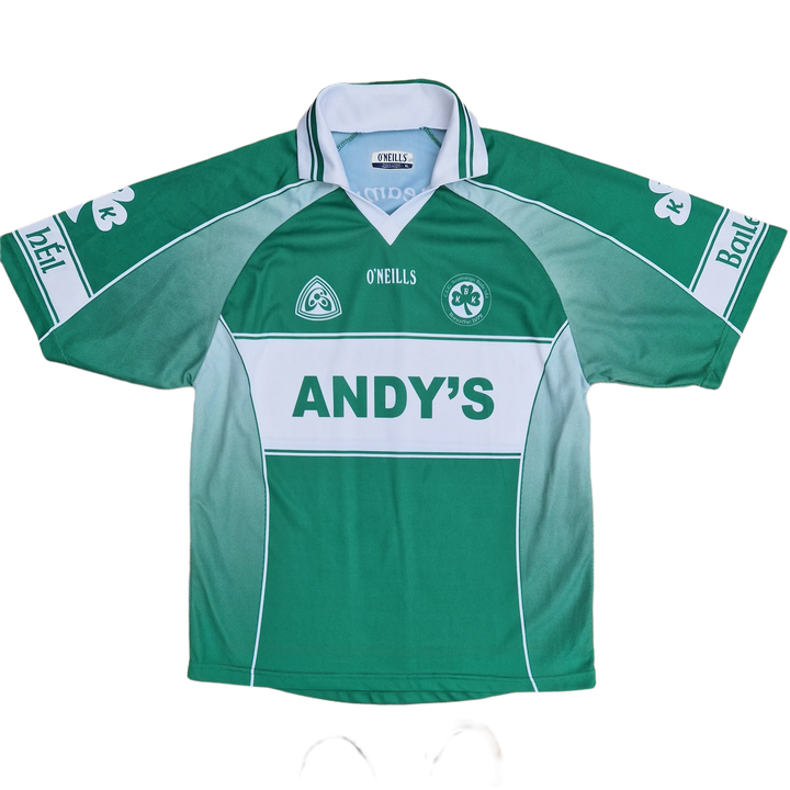 Front of Vintage Ballyhale Shamrocks hurling jersey