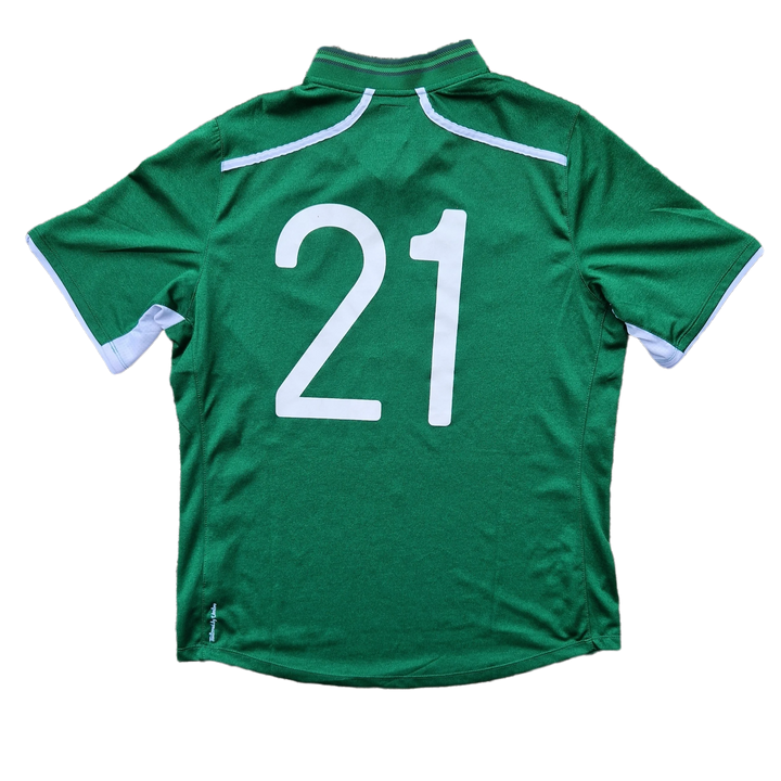 Back of 2013 Ireland Shirt with number 21