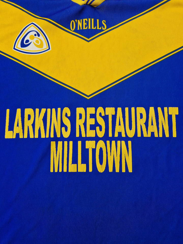 Larkins Restaurant Milltown sponsorship of Vintage early 2000s Milltown GAA, Co Kerry, jersey