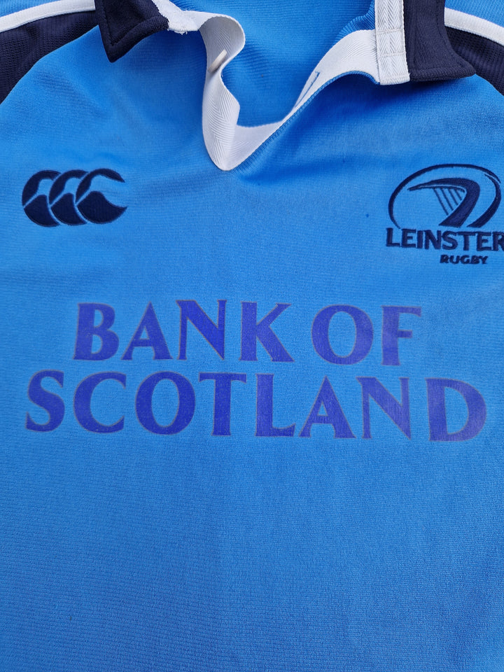 Bank of scotland sponsor on Leinster Training Jersey
