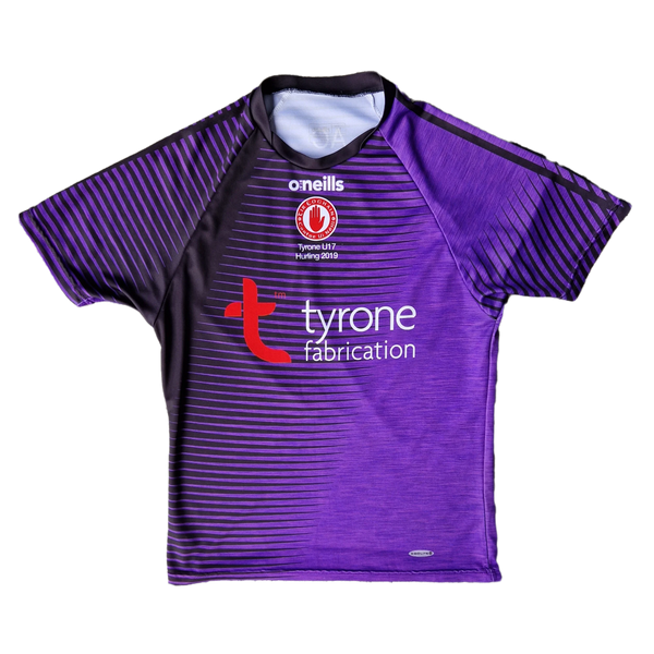 Front of purple Tyrone U17 GAA hurling jersey