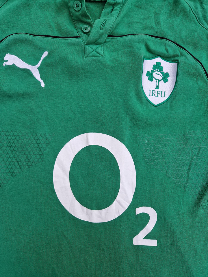 Sponsor on 2010/11 Ireland Rugby Jersey 