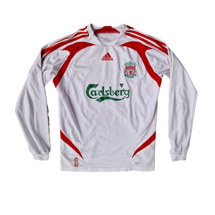 Front of long sleeve 2007/08 Liverpool Away Shirt 