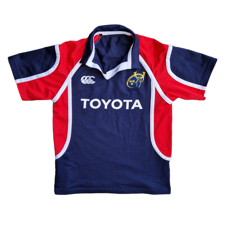 Front of Vintage classic Munster Rugby Jersey from early 00s