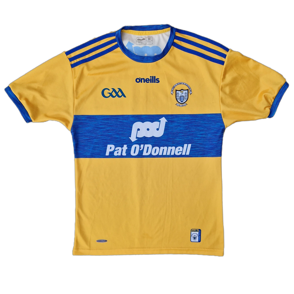 Front of tight fit 2019 Clare Hurling Jersey