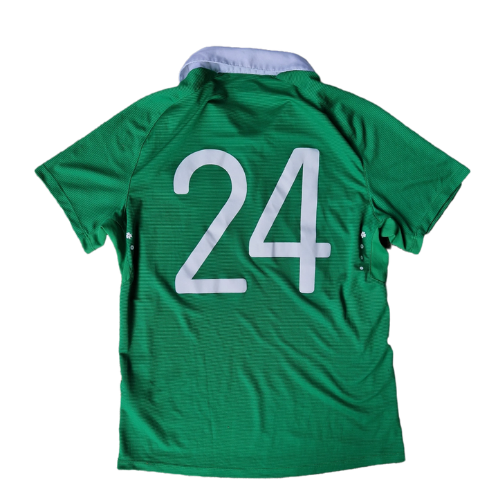 back of player issue 2014 Ireland soccer jersey