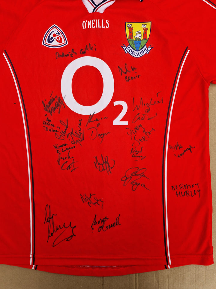 Signatures on Signed 2002/04 Cork Jersey 