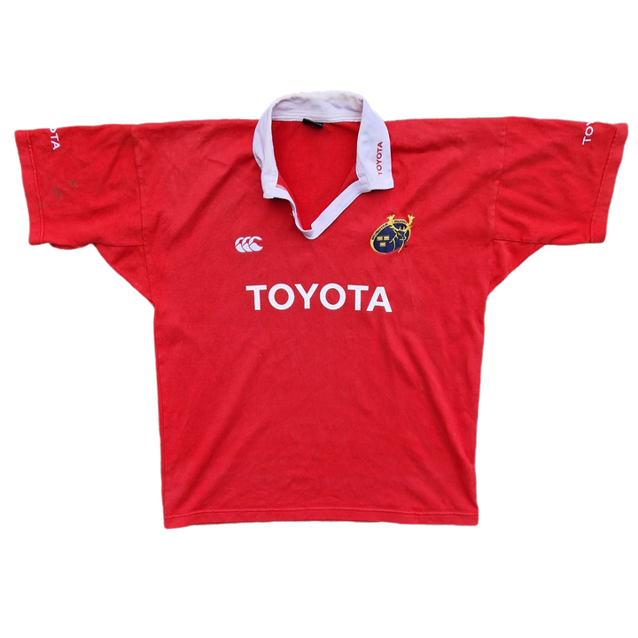 Front of Classic vintage Canterbury Munster Rugby Jersey