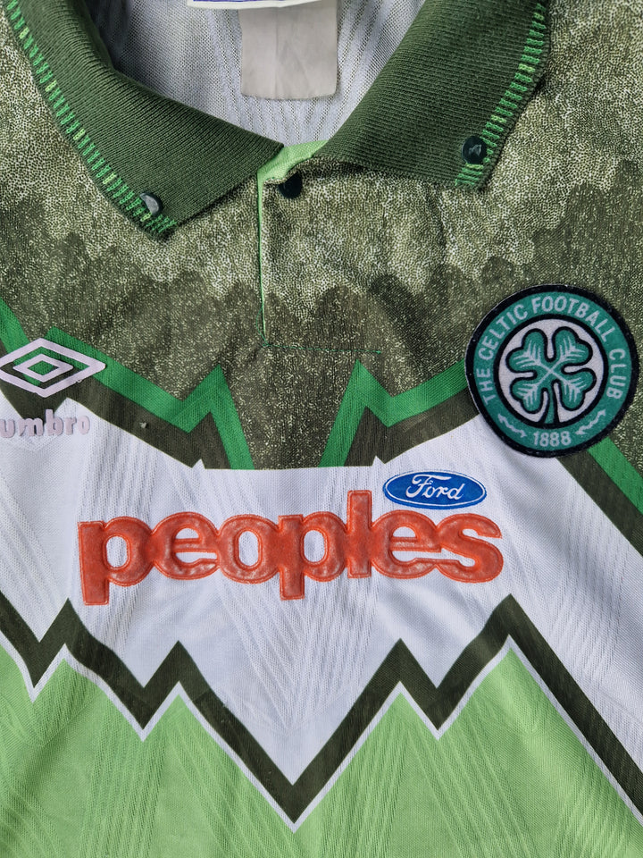 Sponsor on 1991/92 Celtic Away Shirt