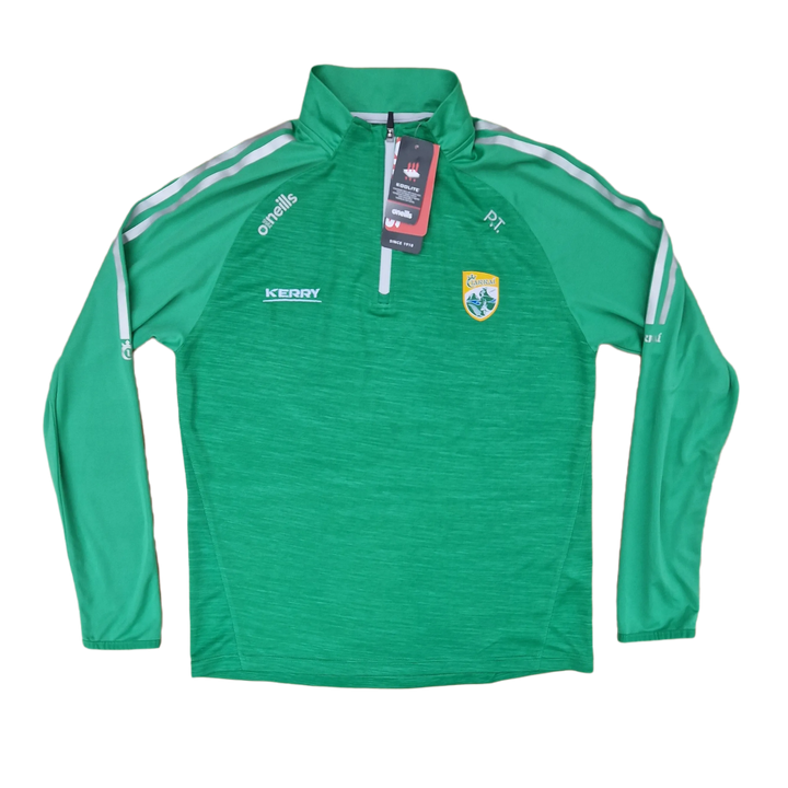  front of Kerry GAA long sleeve quarter-zip drill top