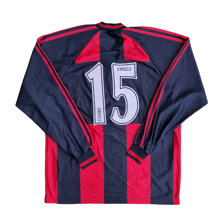 Back of Front of Bohemians 20023/2003 Style Soccer Jersey 