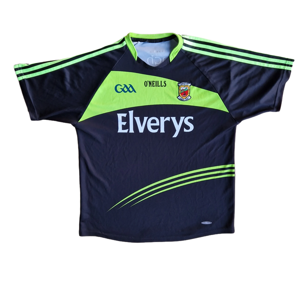 front of 2015 Mayo black Away Jersey