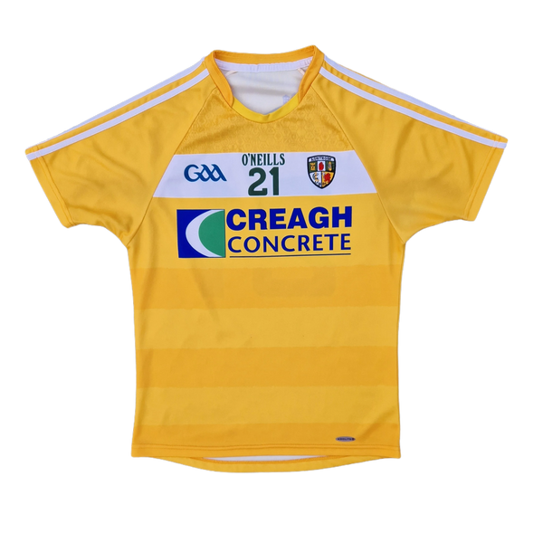 Front of tight fit 2015 Antrim GAA Jersey 