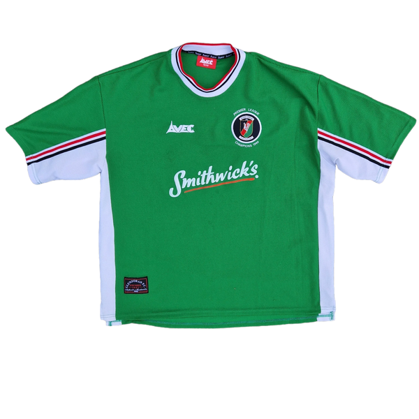 Front of 1999 2000 Glentoran FC Shirt