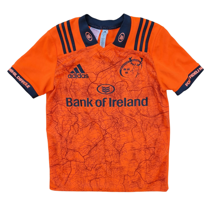 Front of  orange Munster rugby jersey