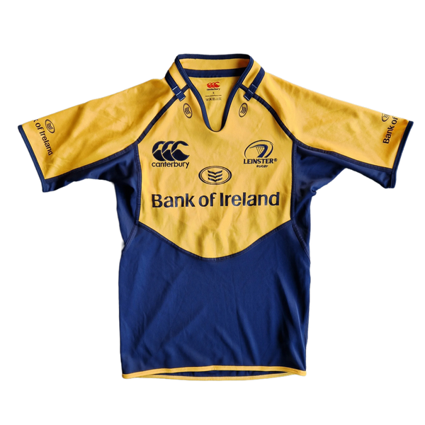 Front of yellow 2012 Leinster Rugby Training Jersey