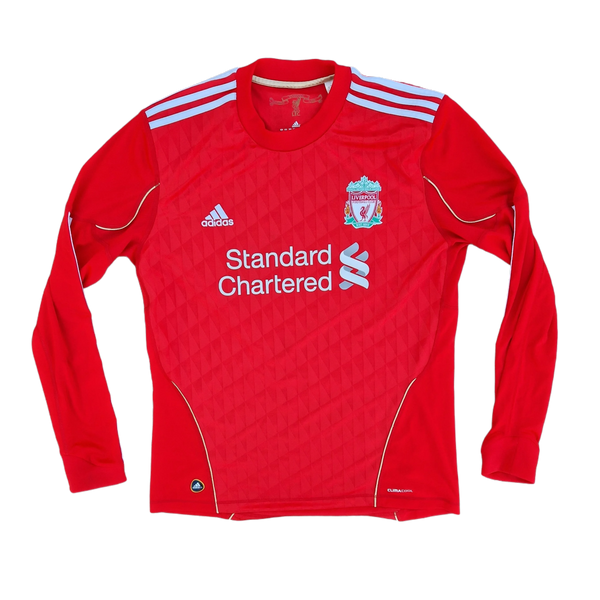 Front of Classic long sleeve 2010/12  Liverpool home jersey