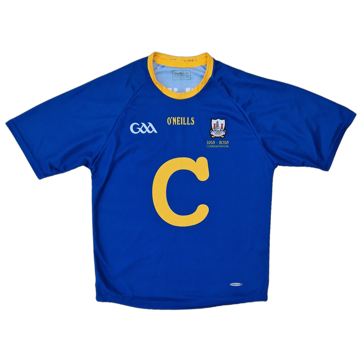 Front of blue Cork GAA 1916 Commemoration Jersey 