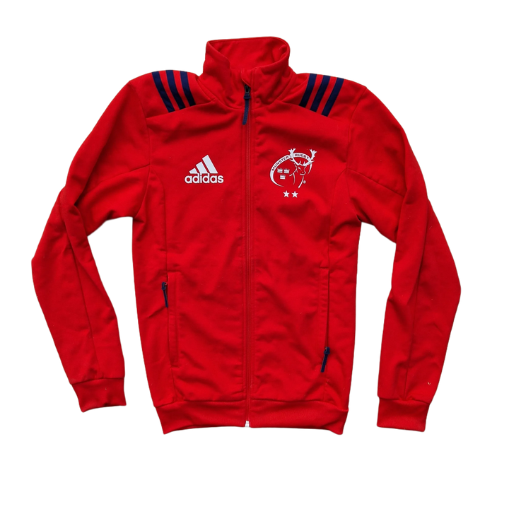 Front of Munster Rugby Presentation Jacket 