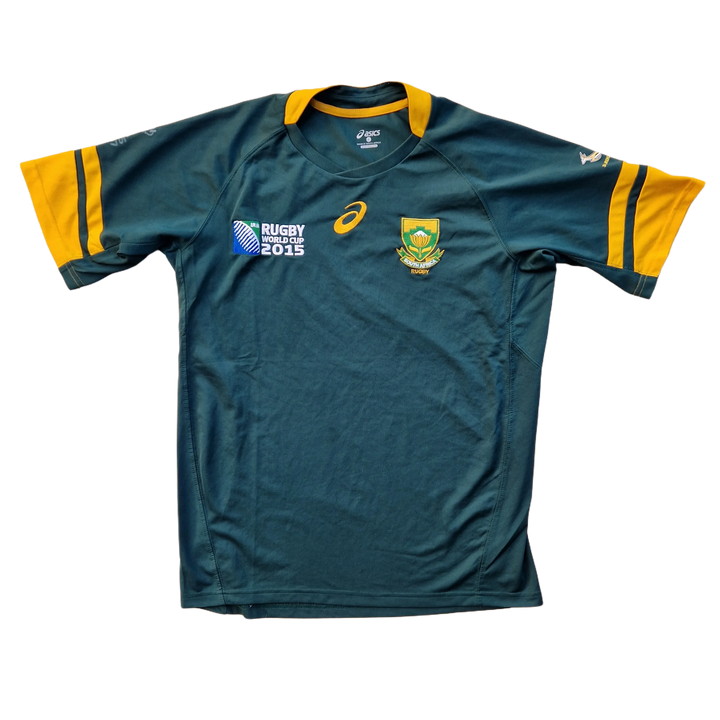 Front of 2015 Rugby World Cup South Africa Rugby Jersey