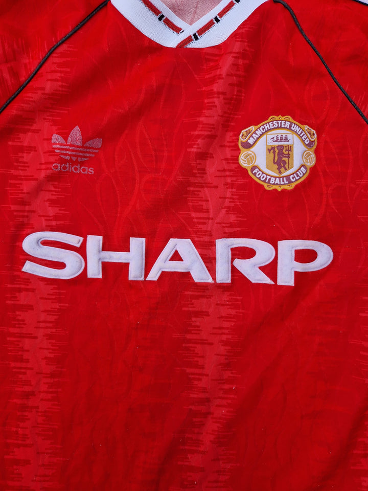 Sharp sponsor 1990/92 Manchester United Shirt 